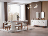Bahama Walnut/White Dining Chair