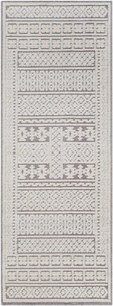 Bahar Cream & Gray Washable Area Rug - Clearance - Ornate Home