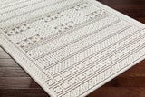 Bahar Cream & Gray Washable Area Rug - Clearance - Ornate Home