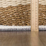 Bahar Cream & Gray Washable Area Rug - Clearance - Ornate Home