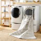 Bahar Cream & Gray Washable Area Rug - Clearance - Ornate Home