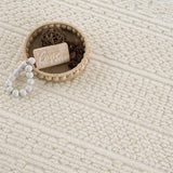 Bahar Cream Washable Area Rug - Ornate Home