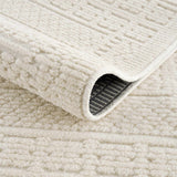 Bahar Cream Washable Area Rug - Ornate Home