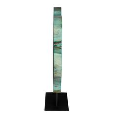 Bahati Wood Blue Sculpture - Ornate Home