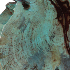 Bahati Wood Blue Sculpture - Ornate Home