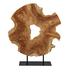 Bahati Wood Brown Natural Sculpture - Ornate Home