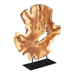 Bahati Wood Brown Natural Sculpture - Ornate Home