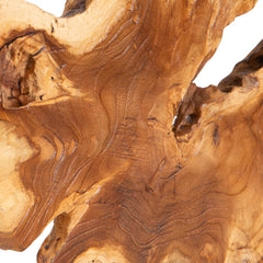 Bahati Wood Brown Natural Sculpture - Ornate Home