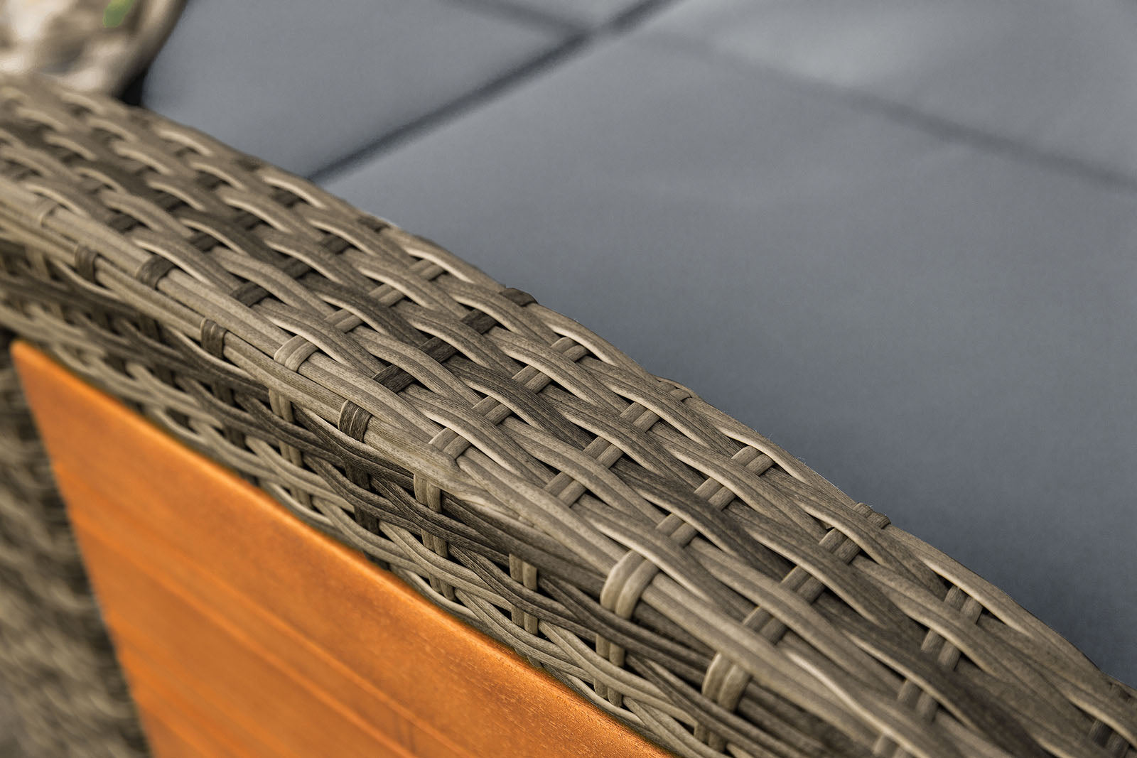 Bahia Tobago Brown/Dark Gray Outdoor Chaise Lounge - Ornate Home