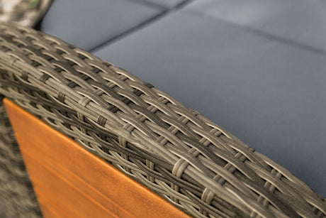 Bahia Tobago Brown/Dark Gray Outdoor Chaise Lounge - Ornate Home