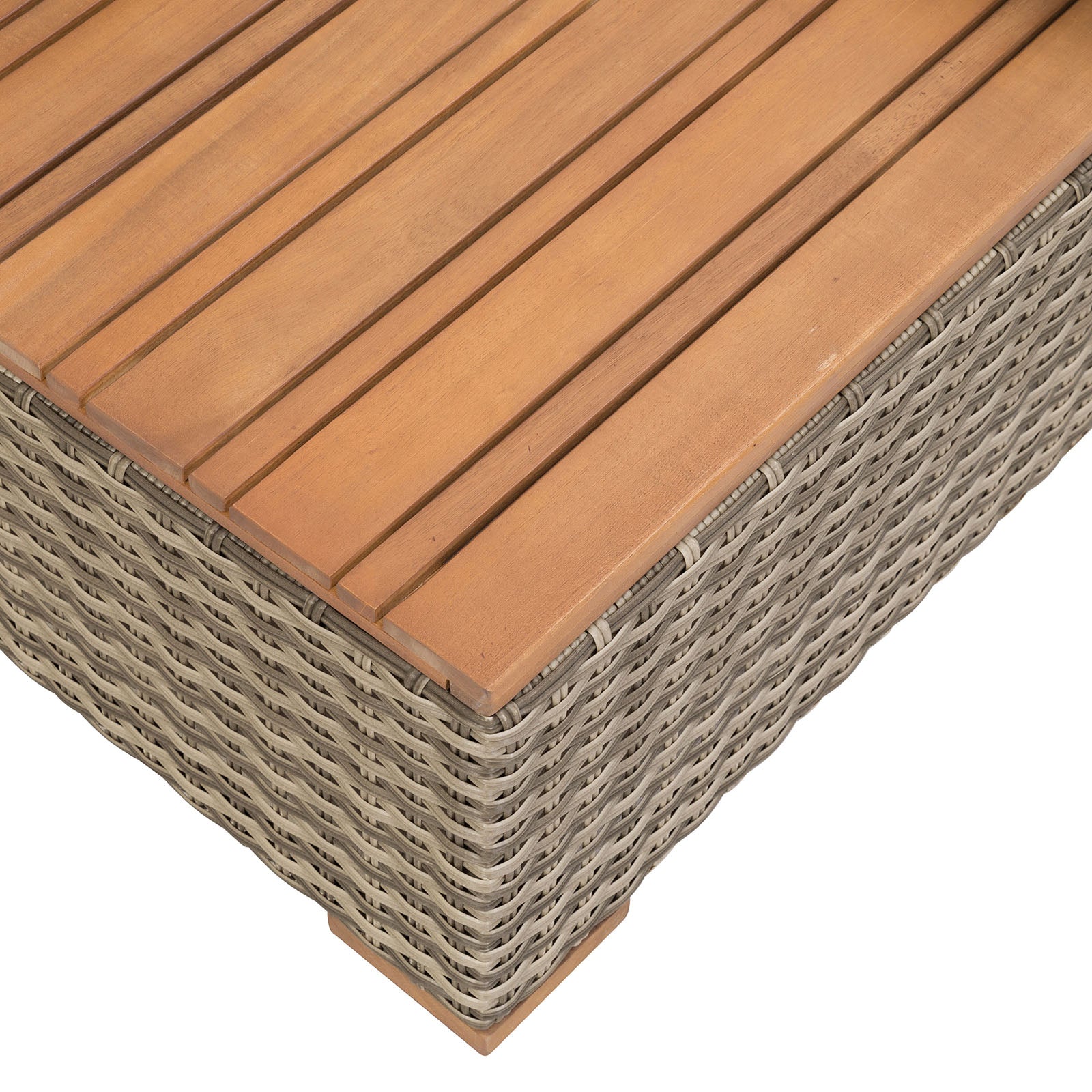 Bahia Tobago Brown/Dark Gray Outdoor Chaise Lounge - Ornate Home