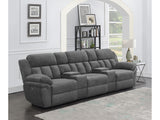 Bahrain Charcoal 5-piece Power Home Theater Seating - Ornate Home