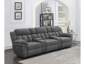 Bahrain Charcoal 5-piece Power Home Theater Seating - Ornate Home