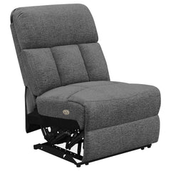 Bahrain Charcoal 5-piece Power Home Theater Seating - Ornate Home