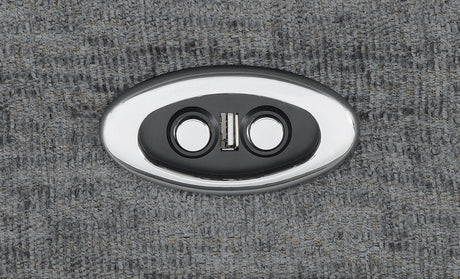 Bahrain Charcoal 5-piece Power Home Theater Seating - Ornate Home