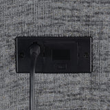 Bahrain Charcoal 5-piece Power Home Theater Seating - Ornate Home