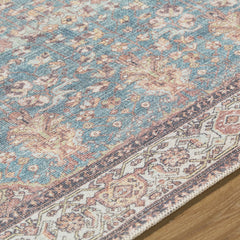 Bahram Vintage Flat Pile Washable Rug - Ornate Home