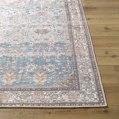 Bahram Vintage Flat Pile Washable Rug - Ornate Home