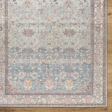 Bahram Vintage Flat Pile Washable Rug - Ornate Home
