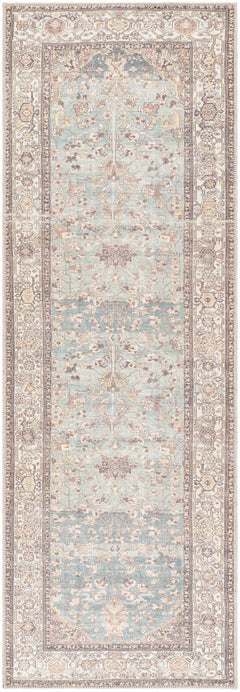 Bahram Vintage Flat Pile Washable Rug - Ornate Home