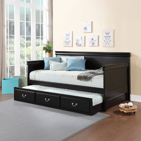 Bailee Black Daybed (Twin Size) - Ornate Home