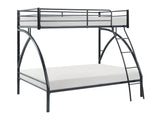 Bailey Black Twin/Full Bunk Bed - Ornate Home