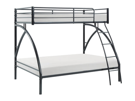 Bailey Black Twin/Full Bunk Bed - Ornate Home