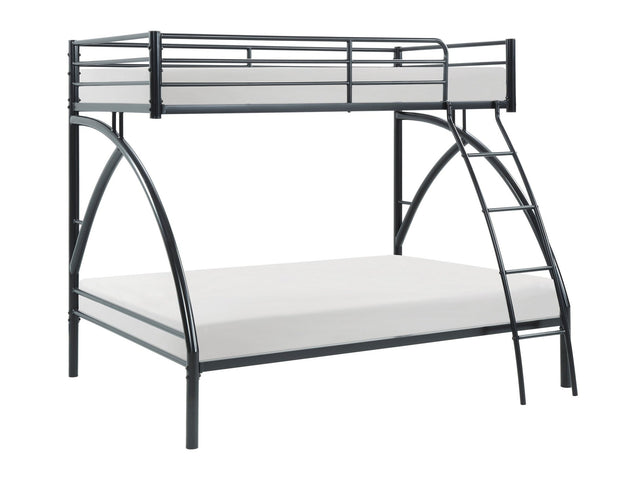 Bailey Black Twin/Full Bunk Bed - Ornate Home