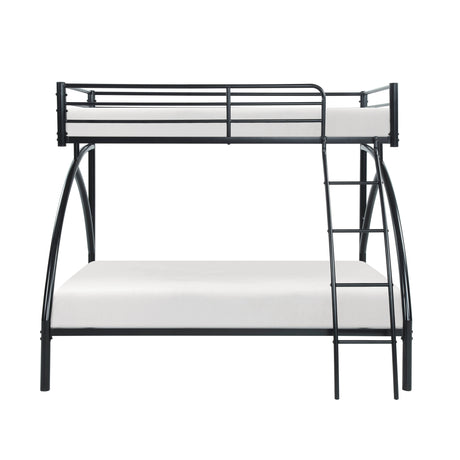 Bailey Black Twin/Full Bunk Bed - Ornate Home