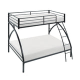 Bailey Black Twin/Full Bunk Bed - Ornate Home