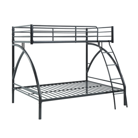 Bailey Black Twin/Full Bunk Bed - Ornate Home