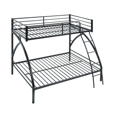 Bailey Black Twin/Full Bunk Bed - Ornate Home