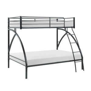 Bailey Black Twin/Full Bunk Bed - Ornate Home