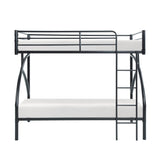 Bailey Black Twin/Twin Bunk Bed - Ornate Home