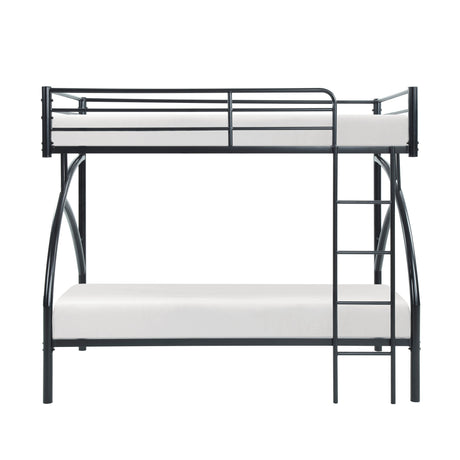 Bailey Black Twin/Twin Bunk Bed - Ornate Home