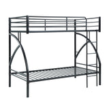 Bailey Black Twin/Twin Bunk Bed - Ornate Home
