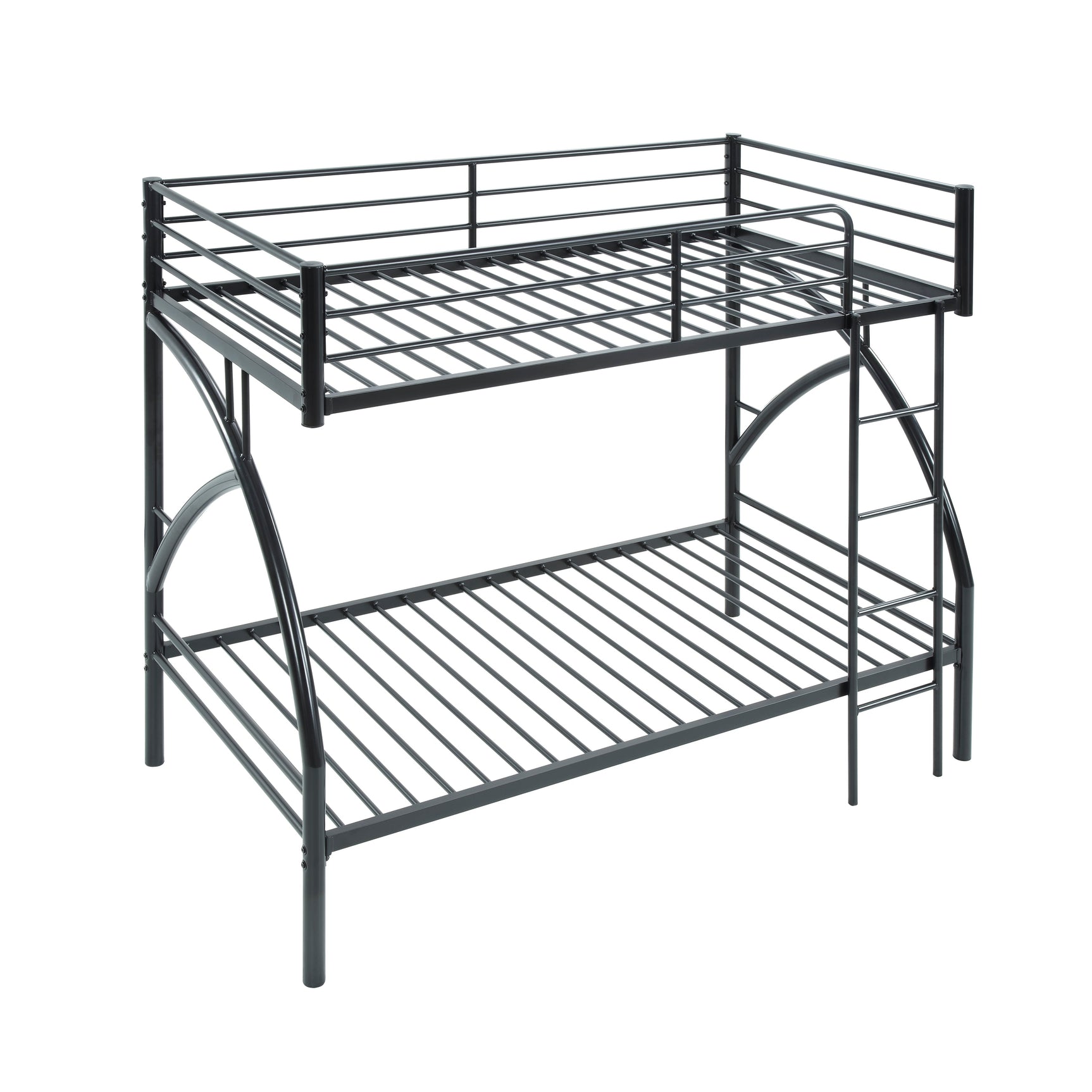 Bailey Black Twin/Twin Bunk Bed - Ornate Home