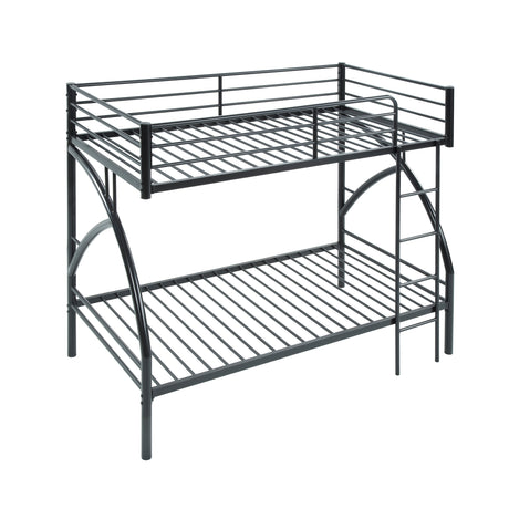 Bailey Black Twin/Twin Bunk Bed - Ornate Home