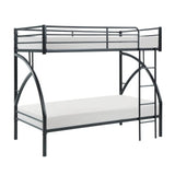 Bailey Black Twin/Twin Bunk Bed - Ornate Home