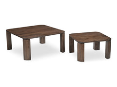 Bailey Deep Brown Nesting Coffee Table - Ornate Home