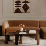 Bailey Deep Brown Nesting Coffee Table - Ornate Home