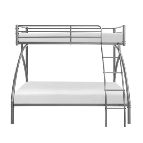 Bailey Gray Twin/Full Bunk Bed - Ornate Home