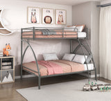 Bailey Gray Twin/Full Bunk Bed - Ornate Home