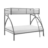 Bailey Gray Twin/Full Bunk Bed - Ornate Home