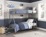 Bailey Gray Twin/Twin Bunk Bed - Ornate Home