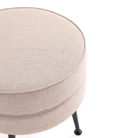 Bailey Ottoman in Multicolor with Black Feet (set of 4) - Ornate Home