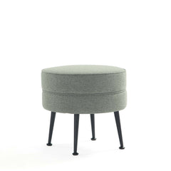 Bailey Ottoman in Sage Green with Black Feet - Ornate Home