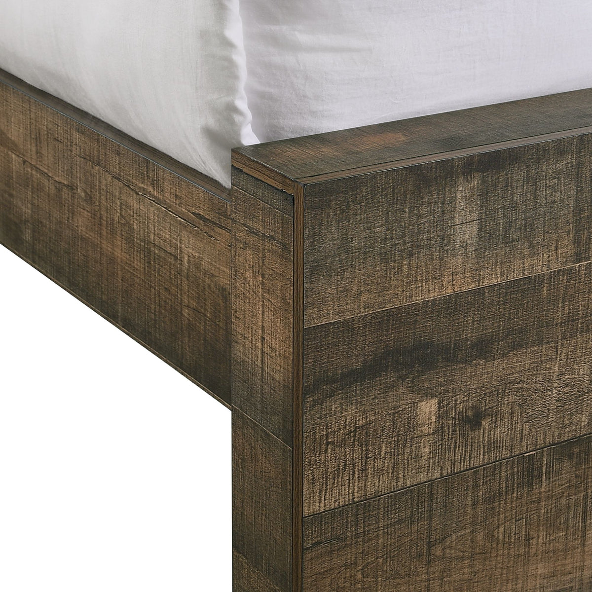 Bailey Walnut 6-Piece King Bookcase Panel Bedroom Set with Bluetooth - Ornate Home