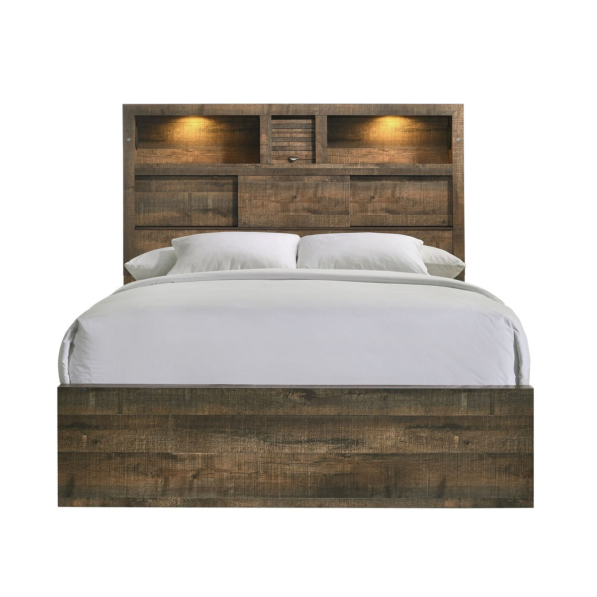 Bailey Walnut Drift Full Music Bed - Ornate Home