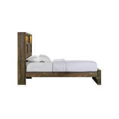 Bailey Walnut Drift Twin Music Bed - Ornate Home